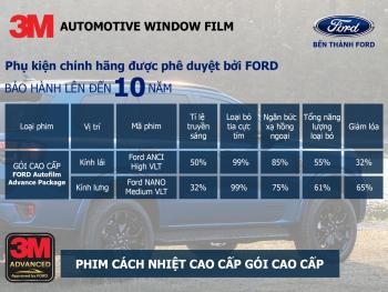 PHIM CÁCH NHIỆT FORD 3M CAO CẤP2-3M-ADVANCE-0825